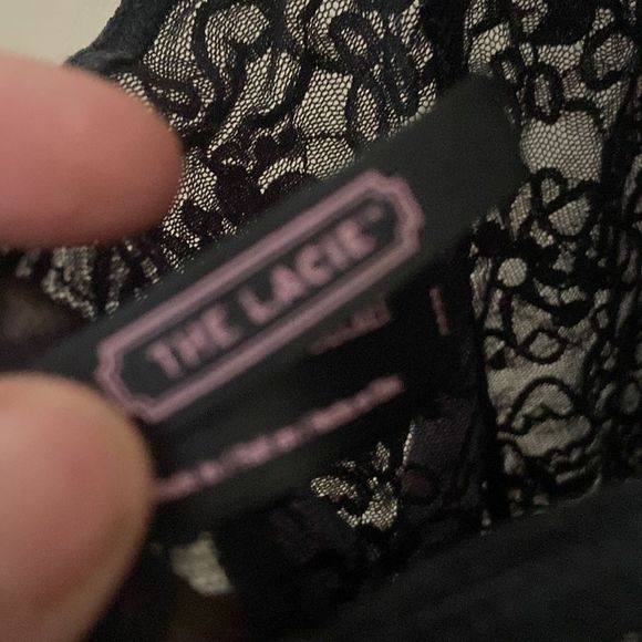 Elegant Black Lace Halter Lingerie - Picture 7 of 7